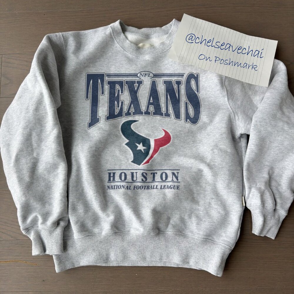 Vintage 2001 Houston Texans NFL Football Sweatshirt, Retro NFL Men Women Shirt